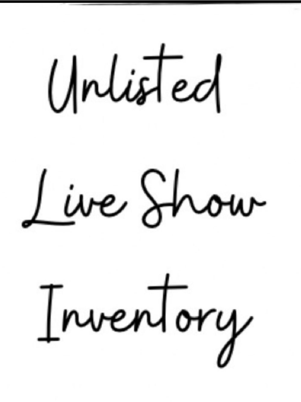 🔥UNLISTED INVENTORY🔥